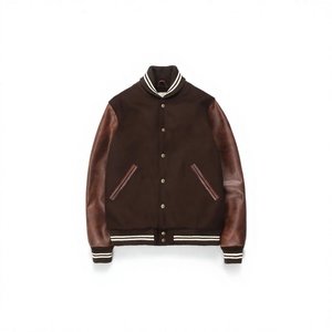 Veste universitaire en laine pour homme sur mesure, brodée, coupe-vent, style baseball, veste bomber, veste de collège, fabricant OEM ODM - Product Image 1