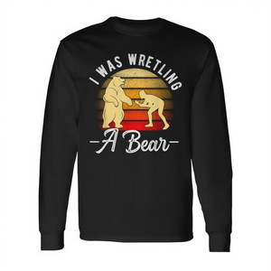 Camiseta de manga larga de lucha libre con mensaje 'Mejorarte pronto, recuperación de brazo o pierna rota', producto promocional - Product Image 2