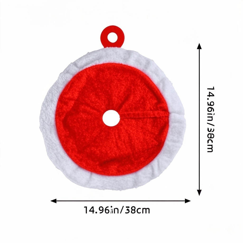 N2-17 Mini Red and White Tree Skirt