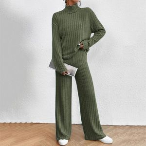 Jersey 100% suéter de Cachemira conjunto doble Rib suéter suelto <span class=keywords><strong>pantalones</strong></span> conjuntos de Cachemira de punto 100% conjunto de mujer de Cachemira - Product Image 6