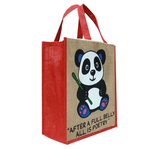 Sac de courses personnalisé avec logo, sac pliable à poche, vente chaude, impression élégante, sac en jute fabriqué en Inde, Bengale occidental et Calcutta - Product Image 2