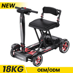 Nouvelle trottinette électrique intelligente à quatre roues pour personnes âgées et handicapées, avec batteries de cyclomoteur et carte à puce, scooter pour personnes à mobilité réduite - Product Image 1