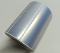 50 #   Étiquettes thermiques autocollantes en rouleau pour imprimante Niimbot, en PET argenté mat, imperméables, résistantes à l'huile et aux rayures