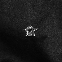 Dents pentagramme unique plaqué or accolades personnalisées creux étoile conception mode dents Grillz Hip Hop bijoux en laiton pour hommes
