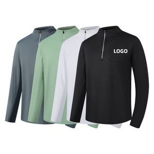 Jersey de manga larga para hombre, ropa de gimnasio, camisetas atléticas transpirables de secado rápido, deportes para correr, ajustado, temporada de otoño para adultos - Product Image 1