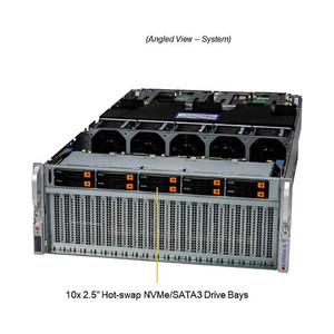 เซิร์ฟเวอร์ GPU SuperMicro SYS-420GU-TNXR แบบ 4U สำหรับการ์ดจอ A100 A800 PCIE/SXM Nvlink AI คอมพิวเตอร์ - Product Image 2