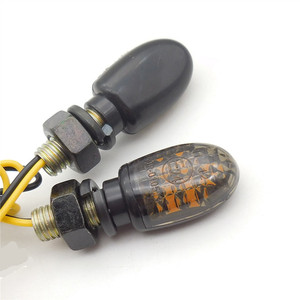 Motorcycle Modified <b>Mini</b> <b>LED</b> Turn Signals, Side Marker Corner <b>Lights</b> for Harley Davidson & Electric Scooter - Product Image 3