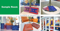 Sol sportif en caoutchouc intérieur/extérieur, écologique, épaisseur 3 mm, couleur personnalisée, antidérapant, résistant à l'usure, absorption des chocs, pickleball