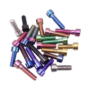 Bu lông đầu lục giác titan mạ màu Gr5, kích thước <span class=keywords><strong>M3</strong></span>-M10, gia công CNC, Raider 150 F.I, thép, đồng thau, xe máy, chiều dài 20mm, tiêu chuẩn DIN M10 - Product Image 5