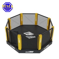 MMA ONEMAX haute qualité facile à installer UFC compétition boxe lutte 16 pieds 20 pieds anneau de boxe Cage pour centre de combat