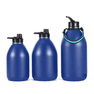 Grote Capaciteit 128 Oz Vacuüm Geïsoleerde Fles Water Een Gallon Rvs Dubbelwandige Water Jug