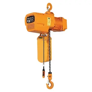 Điện Mini winch 2ton di chuyển động cơ hoist xây dựng Palăng xích điện với móc