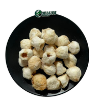 Gefreeze-droogde hele ontpitte lychee, hoge kwaliteit, natuurlijk gedroogde lychee, pitloos, hele vruchten, geschikt voor catering en snacks.