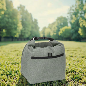 मध्यम आकार के हरे रंग में आसान ले जाने के साथ दोपहर का लंच कूलर बैग - Product Image 4