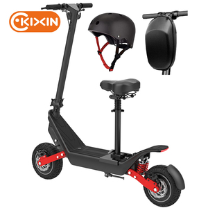 สกู๊ตเตอร์ไฟฟ้า KIXIN รุ่น X10 มอเตอร์คู่ พับได้ แรงทรงพลัง ยางใหญ่ สำหรับชายหญิง ใช้ได้ทั้งบนชายหาด แบตเตอรี่ดิจิตอล รุ่น Pro X10 ดีไซน์ใหม่ ซื้อแบบสองล้อ - Product Image 1