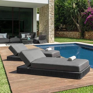Luxury Patio Outdoor Daybed Aluminum Outdoor <b>Sunbed</b> Chaise Waterproof Sun Lounger Chair for Pool Side - Product Image 6
