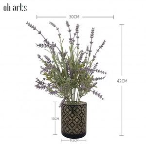 Flores de Lavanda Artificiales de Alta Calidad con Tallo Largo para Decoraciones Navideñas y de Graduación en Interiores y Exteriores - Product Image 2