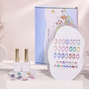 Set de 15 Colores de Esmalte de Uñas <span class=keywords><strong>en</strong></span> Gel Efecto Ojo de Gato, Aurora, Brillo Magnético, UV LED, Removible, Colección de <span class=keywords><strong>Manicura</strong></span> Brillante - Product Image 1