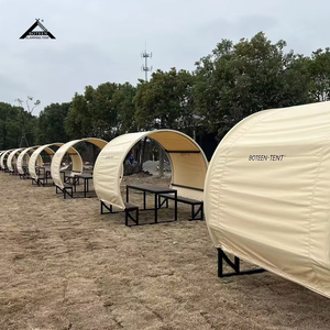 Custom Outdoor Event Tent With <b>Table</b> Chair Waterproof Easy Setup Other Tent Luxury Camping Tent for Restaurant Lounge Cafe Round - Product Image 5