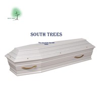 Cercueils en bois massif de style occidental pour l'exportation en Europe et en Amérique du Nord, fournitures funéraires incluant des styles français/allemands/italiens pour l'enterrement