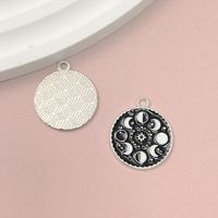 Phénomène d'éclipse lunaire, changements de phases de la lune, accessoires de bijoux DIY, breloques en alliage émaillé, porte-clés, boucles d'oreilles, sacs