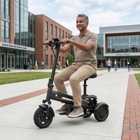 Trottinette électrique à 3 roues Hikerboy Dura Pro Brushless en alliage d'aluminium, capacité de charge de 150 kg, étanche, pour la sécurité et les patrouilles