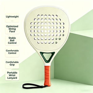 Raqueta de Pádel con Logotipo Personalizado, Raqueta de Pádel de Carbono Completo, Impresión de Logotipo de Marca Personalizada para Entrenamiento Profesional de Pádel - Product Image 1