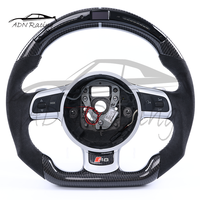 Volant de direction LED en fibre de carbone Alcantara pour AUDI R8 TT Roadster RS TTS MK2 2008-2019
