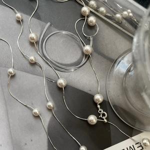 Collar con Colgante de Rosa de Jade de Espuma de Agua, Elegante y Retro, de Plata Pura S925, Estética China de Alta Gama con un Toque Nuevo - Product Image 1