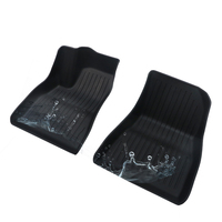 Alfombrillas Nuevas para Auto Tesla Modelo 3 2017-2019, Color Negro, para Conducir con Volante a la Izquierda/Derecha, Antideslizantes, Impermeables, de TPE Resistente, para Todo Clima