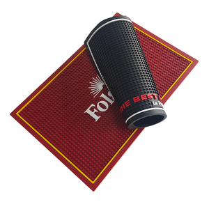 Custom Logo PVC Silicone Bar Mat Rubber Bar <b>Runner</b> Spill Mat Drip Tray Beer Mat Pub Rail Mat Non Slip Service Mat Countertop Pad - Product Image 2