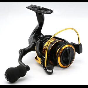 Moulinet de pêche à la traîne rouge doré pour la pêche au bar, lancer à longue <span class=keywords><strong>distance</strong></span>, pêche en mer - Product Image 4