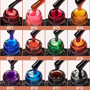 HONEY GIRL - Esmalte de Gel UV LED de Diseño Francés, 12 Colores, Set de Gel Nude, Transparente, Personalizable con Logotipo, MOQ Bajo - Product Image 4