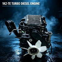 Pompe d'injection mécanique diesel d'occasion turbocompressée pour moteur 1KZ-TE (1993-2007) compatible avec Hilux/Prado/Hiace 96-108 kW 3.0L