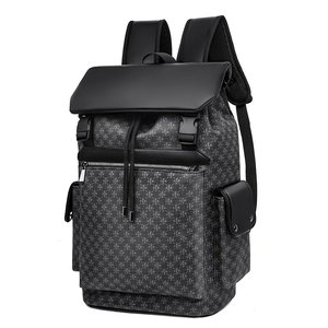<span class=keywords><strong>Sac</strong></span> <span class=keywords><strong>à</strong></span> <span class=keywords><strong>Dos</strong></span> <span class=keywords><strong>Homme</strong></span> Tendance <span class=keywords><strong>à</strong></span> Logo Personnalisé, Grande Capacité, Imprimé de <span class=keywords><strong>Luxe</strong></span> pour Hommes d'Affaires - Product Image 1
