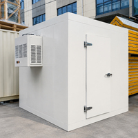 Chambre froide solaire compacte pour aliments, congélateur et refroidisseur à accès direct avec système d'énergie solaire