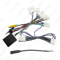 Car Audio 16pin Wiring Harness Wire Cable with Cabus Box for Toyota Vizi/RAV4/Sienna/Corolla Stereo Installation Wire Adapter