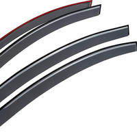 Venta caliente Extra Durable Rain Guards Fit visera de lluvia de coche