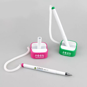 <span class=keywords><strong>Stylo</strong></span> de bureau promotionnel de qualité avec logo, <span class=keywords><strong>stylo</strong></span> de comptoir avec base - Product Image 1