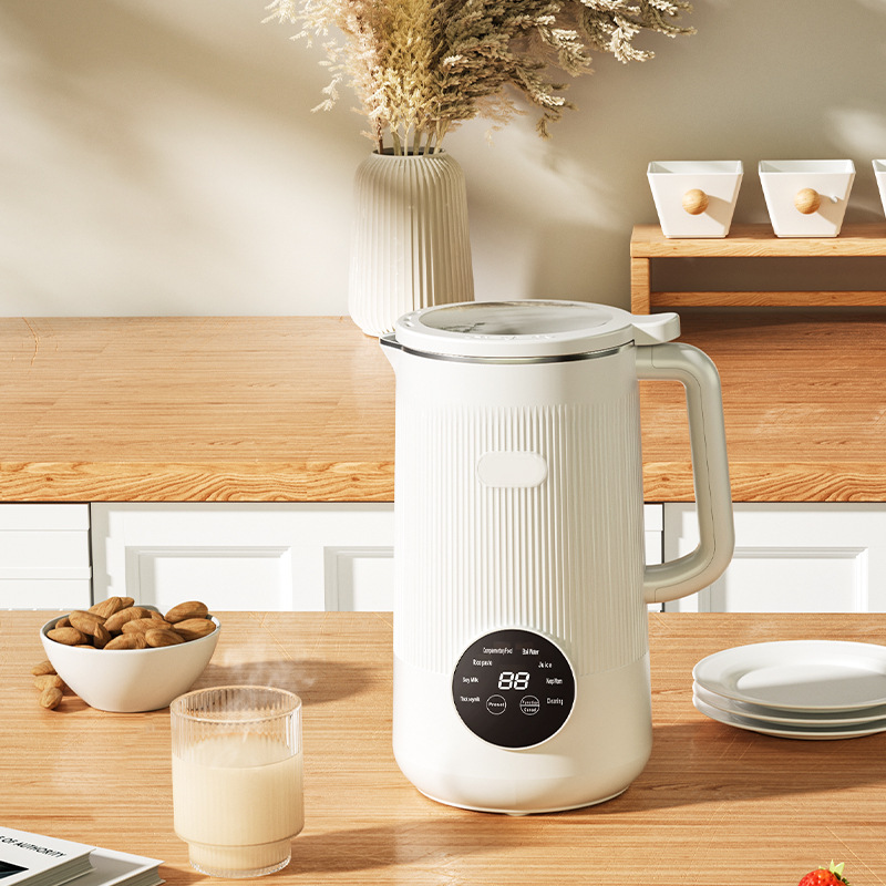 Multi-Function Automatic Hot and Cold Soybean Nuts Milk Maker Soymilk Machine Baby Food Processor Blender 800ML