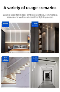 Tira de LED COB de 24V con Luz Blanca Ajustable de 10mm, 2700K-6500K, Temperatura de Color Ajustable, Espectro Completo, Ra90, para Iluminación de Gabinetes SMD - Product Image 3