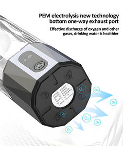 WEIZI YZ-H80 Generador de Agua Rica en Hidrógeno de 6000ppb y 99.999% de Pureza, 210ml, Material de Grado Alimenticio, Fuente de Alimentación USB, Uso Doméstico y de Viaje YZ - Product Image 5