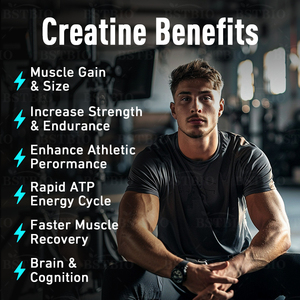 BSTBIO Suplementos <span class=keywords><strong>Pre</strong></span>-Entrenamiento Sin Azúcar de Marca Privada Personalizados 5000mg 120 Gomitas de Creatina Monohidrato - Product Image 6