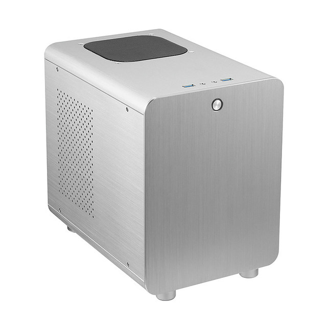SKTC Q1 Acrylic Tower Desktop Case Mini-ITX Motherboard Compatible 1717 Water-Cooling Gaming Case Glass Side Panel ATX