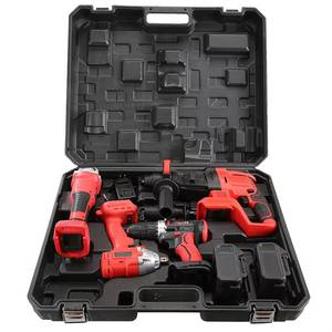 Perceuse sans fil STEELTREKS 21V, kit batterie sans fil, moteur sans balais, clé à chocs, meuleuse d'angle - Product Image 1