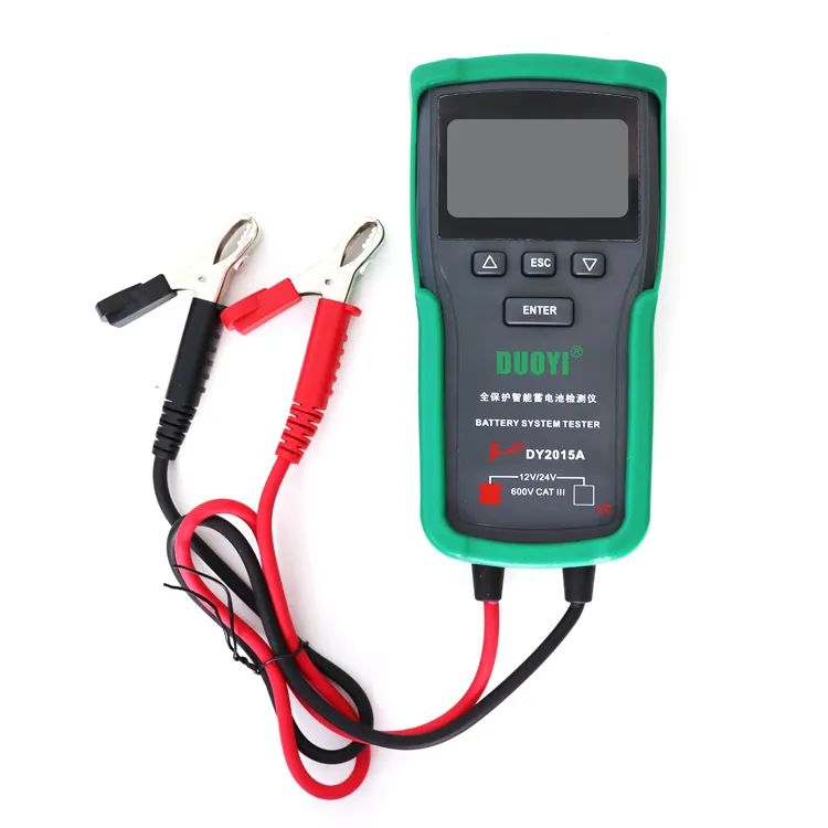 Battery Tester Lead Acid Battery Charge Discharge Tester DY2015A 12V and 24vautomobile 4-wire Kelvin Test Connection Electronic