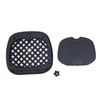Boîte à bagages arrière portable pour moto avec dossier