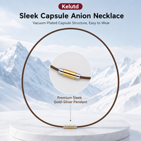 Collier Magnétique Thérapeutique en Acier Inoxydable 316L Premium avec Silicone, Aimant Intégré, Design Plaqué Sous Vide, Équilibre Énergétique