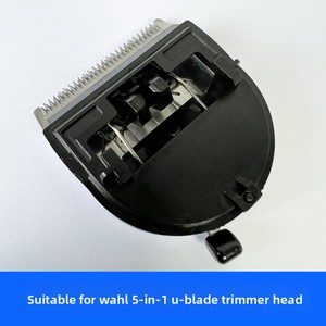 Cabezal <span class=keywords><strong>de</strong></span> Cuchilla <span class=keywords><strong>de</strong></span> Acero Inoxidable 5 en 1 para Bravura Arco Figura Chromado, Accesorio para Recortadora <span class=keywords><strong>de</strong></span> <span class=keywords><strong>Pelo</strong></span> Eléctrica para Perros - Product Image 4