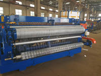 Machine à souder de rouleaux de treillis métallique à prix d'usine, machine automatique de fabrication de treillis à faible maille